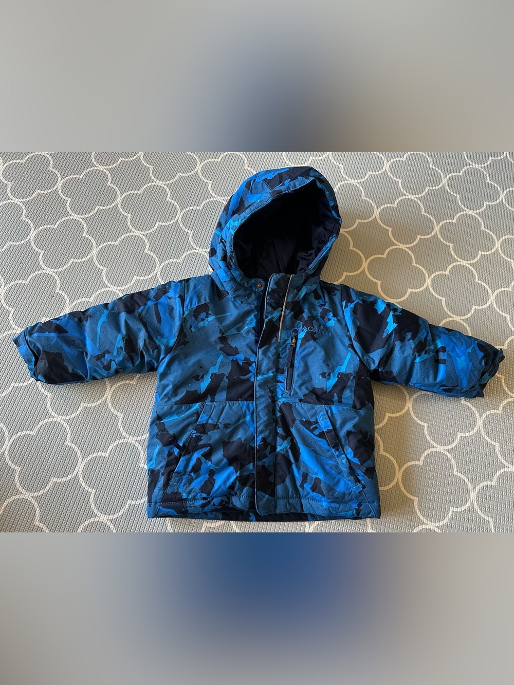 Columbia Blue Camo Winter Jacket